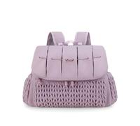 SONARIN Convertible Baby Changing Backpack, Large Capacity Waterproof Diaper Bag - Travel Nappy Changing Maternity Bag with Changing Pad & Single Shoulder Strap (Purple)