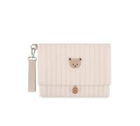 SONARIN Diaper Bag Organiser,Foldable Hanging Nappy Storage Bag Portable Travel Stroller Bags Small Changing Bags with Tissue Pocket for Diapers Clothes(Khaki)
