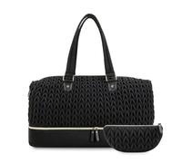 SONARIN Double-Layer Baby Nappy Changing Tote Bag,Large Capacity Waterproof Baby Changing Bag with Cooler Portion Portable Travel Baby Diaper Bag Maternity Bag with Purse(Black)