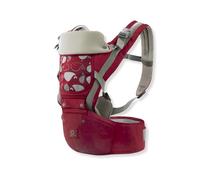 SONARIN Ergonomic 3-in-1 Baby Carrier with Hip Seat,Multifunctional Breathable Hipseat Baby Carrier Child Carrier Backpack Front Carrier Multi-Positions for 0-36 Months(Red)