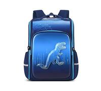 SONARIN Ergonomic Primary School Bag Backpack,Large Capacity Lightweight Waterproof Children Kids Backpack Elementary School Backpack Schoolbag Book Bag for Students Boys Girls(Blue Dinosaur)