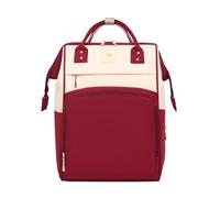 SONARIN Fashion Large Capacity Baby Changing Bag Backpack,Multifunctional Waterproof Diaper Bag Portable Travel Maternity Bags Nappy Changing Bags with 3 Insulated Pockets(Red)