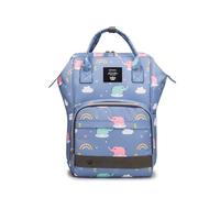 SONARIN High Capacity Multifunctional Baby Changing Bag Backpack,Stylish Waterproof Diaper Bag Portable Travel Nappy Changing Bag Maternity Bag with Stroller Straps(Elephant)