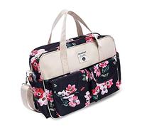 SONARIN Large Capacity Baby Nappy Changing Tote Bag,Multi-Function Waterproof Baby Changing Bag Satchel Messenger Bag Portable Travel Diaper Bag with Shoulder Strap & Changing Mat
