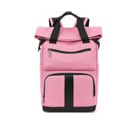 SONARIN Large Capacity Casual Backpack,Stylish 14 Inch Laptop Backpack Travel Rucksack Work Daypack for Men Women,Waterproof School Backpacks College Bags for Boys Girls(Pink)