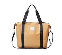 SONARIN Large Capacity Waterproof Baby Nappy Changing Tote Bag,Stylish Baby Changing Bag Satchel Messenger Bag Portable Travel Diaper Bag with Stroller Straps & Changing Mat(Yellow)
