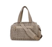 SONARIN Large Capacity Woven Baby Changing Bag,Waterproof Nappy Changing Totes with Removable Shoulder Strap,Portable Maternity Messenger Travel Diaper Bag with Stroller Straps(Brown)