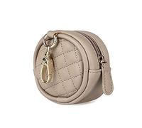 SONARIN Leather Dummy Case with Clasp,Portable Soother Pod Pacifier Case Pacifier Holder Soother Storage Box for Holding 2 Pacifiers or Nipple Shields,Attach to Diaper Bags(Apricot)