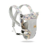 SONARIN Lightweight Breathable Baby Carrier, 4-in-1 Soft 3D Mesh Baby Wrap Carrier Ergonomic Child Carrier Backpack,Multi-Function for Newborn and Toddler 0 to 36 Months(Camo)