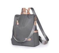 SONARIN Lightweight Fashion Backpack Women,Large Capacity Anti-Theft Ladies Backpack Versatile Girls Casual Daypack School Work Travel Rucksack,Convertible to Shoulder Bag(Grey)