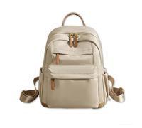 SONARIN Lightweight Waterproof Backpack Women,Fashion Versatile Casual Daypack 15.6 Inch Laptop Backpack Travel Rucksack School College Work Bag for Girls Ladies(Apricot)