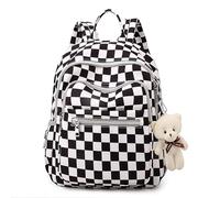 SONARIN Multi-Pockets Waterproof Baby Changing Bag Backpack,Large Capacity Diaper Bag Portable Travel Nappy Changing Bag Maternity Bag with Stroller Straps for Mom & Dad(Black & White)