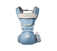 SONARIN Multifunction 3-in-1 Baby Carrier with Hip Seat,Pure Cotton 3D Air Mesh Breathable Baby Carrier for Newborn to Toddler 0-36 Months,Ergonomic,Adjustable All Position,up to 30 KG(Blue)