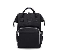 SONARIN Multifunction Baby Nappy Changing Backpack with Stroller Strap,Large Capacity,Diaper Bag,Travel Backpack Organizer,Waterproof, Anti-Dirty Transparent Film(Black)