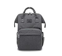 SONARIN Multifunction Baby Nappy Changing Backpack with Stroller Strap,Large Capacity,Diaper Bag,Travel Backpack Organizer,Waterproof, Anti-Dirty Transparent Film(Dark Gray)