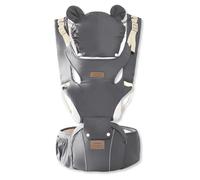 SONARIN Multifunctional 3-in-1 Baby Carrier with Hip Seat,Ergonomic Breathable Hipseat Baby Carrier Child Carrier Backpack Front Carrier Multi-Positions for 0-36 Months(Grey)