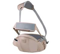 SONARIN Multifunctional Breathable Hipseat Baby Carrier,Ergonomic Waist Stool Seat Hip Seat Carrier with Safety Belt Protection & Shoulder Strap for Infant Toddler 3-36 Months(Khaki)