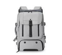 SONARIN Multifunctional Business Travel Backpack,Large Capacity Waterproof 16 Inch Laptop Backpack School Work Rucksack Casual Daypack,Convertible to Shoulder Bag Handbag(Grey)