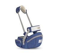 SONARIN Multifunctional Hipseat Baby Carrier,Ergonomic Waist Stool Seat Safe Hip Seat Carrier with Safety Belt Protection & Single Shoulder Strap for Infant Toddler 0-24 Months(Blue)