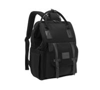 SONARIN Multifunctional Large Capacity Baby Changing Bag Backpack,Multi-Pockets Waterproof Diaper Bag with 2 Insulated Pockets,Travel Maternity Bags Nappy Bags with USB Port(Black)