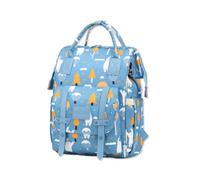 SONARIN Multifunctional Large Capacity Baby Changing Bag Backpack,Multi-Pockets Waterproof Diaper Bag with 2 Insulated Pockets,Travel Maternity Bags Nappy Bags with USB Port(Blue)