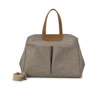 SONARIN Multifunctional Lightweight Baby Nappy Changing Tote Bag,Large Capacity Waterproof Baby Changing Bag Satchel Messenger Bag Travel Diaper Bag with Stroller Straps(Khaki)