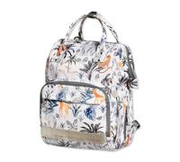 SONARIN Multifunctional Nylon Baby Changing Bag Backpack, Large Capacity Waterproof Diaper Bag Portable Travel Nappy Changing Bag Maternity Bag with Changing Mat & Stroller Straps (Animals)