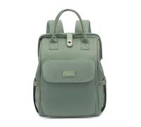 SONARIN Multifunctional Premium Baby Changing Backpack,Large Capacity Waterproof Diaper Bag with Insulated Pockets,Portable Travel Maternity Nappy Bag with Stroller Straps(Green)