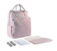 SONARIN Multifunctional Stylish Baby Changing Bag Backpack,Large Capacity Waterproof Portable Travel Diaper Bag Nappy Changing Bag Mummy Bag with Changing Mat & Stroller Straps(Purple)