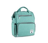 SONARIN New Baby Nappy Changing Backpack with Nappy Changing Mat and Stroller Strap,Multifunction,Diaper Bag,Travel Backpack Organizer,Waterproof, Large Capacity, Stylish and Durable(Green)