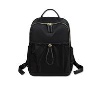 SONARIN Portable Fashion Backpack Women,Versatile Lightweight Casual Daypack 15 Inch Laptop Backpack Travel Rucksack School College Work Bag for Girls Ladies(Black)