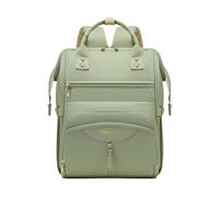 SONARIN Portable Multifunctional Baby Changing Backpack,Large Capacity Waterproof Diaper Bag with Insulated Bottle Pockets,Travel Maternity Nappy Bag with Stroller Straps(Green)