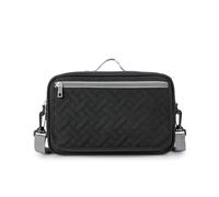 SONARIN Portable Pram Buggy Bag Organiser with Changing Pad,Multifunctional Waterproof Baby Changing Tote Bag Stroller Bag Organizer Pushchair Storage Bag with Shoulder Strap(Black)