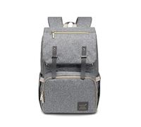 SONARIN Premium Waterproof Baby Nappy Changing Backpack,Ergonomic,Breathable mesh,Large Capacity,Diaper Bag,Travel Backpack Organizer,Designed for Postpartum Mothers(Gray)