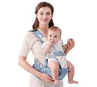SONARIN Simple Hipseat Baby Carrier,Multifunctional Breathable Baby Carrier Hip Seat Carrier Waist Stool Ergonomic Child Carrier Backpack Front Carrier for 0-36 Months(Blue)
