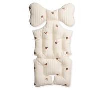 SONARIN Soft Baby Stroller Seat Liner,Thick Cotton Pushchair Seat Liner Baby Stroller Cushion Seat Pad Universal for Pushchair Pram Stroller Buggy Car Seat(Cherry)