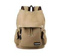 SONARIN Trendy Versatile Backpack Men,Large Capacity Casual Daypack 15.6 Inch Laptop Backpack Portable School Bag Work Travel Rucksack for Outdoor Daily Use(Khaki)