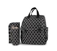 SONARIN Versatile Baby Changing Bag Backpack,Multifunctional Diaper Bag Nappy Changing Bag Maternity Bag Convertible Shoulder Bag Tote Bag with Changing Pad & Insulated Bottle Bag(Black)