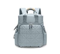 SONARIN Waterproof Baby Nappy Changing Backpack with Changing Mat,Large Capacity,Diaper Bag,Travel Backpack Organizer,Up to 17 Pockets,Designed for Postpartum Mothers(Gray)