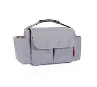SONARIN Waterproof Pram Buggy Bag Organiser,Multifunctional Large Baby Stroller Organizer Bag Pushchair Storage Bag with Cup Holders,Universal Fit All Buggy Models(Grey)