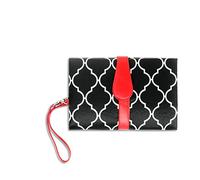 SONARIN Waterproof Storage Portable Baby Nappy Changing Mat for Travel Fashionable Baby Changing Kit,Lightweight(Black)