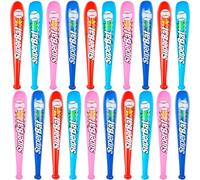 Sonarun 20 Pack 32 Inch Inflatable Baseball Bats Blow Up Bat Inflatable Bats Bulk for Birthday Carnival Prizes Decorations Party Favors, 4 Colors