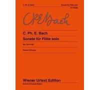 Sonata A minor for flute solo Wq 132/H 562 flute (advanced) Urtext Bach for Flut