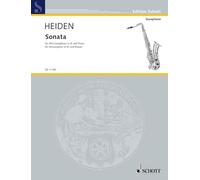 Sonata: alto saxophone and piano.
