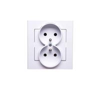 Sonata Double Socket with/u White GP-2RZ/00