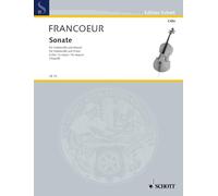 Sonata E Major cello and piano François Francoeur le Cadet Schott