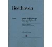 Sonata F major for Piano and Horn (or Violoncello) op. 17 op. 17 piano and horn (cello)