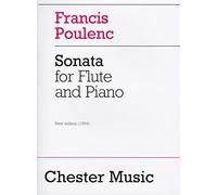 Sonata for Flute and Piano by Francis Poulenc | Sheet Music for Intermediate to Advanced Classical Flute Players | Authoritative Edition with Historical Notes and Editorial Commentary