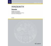 Sonata for Horn Alto (1943): Natural Horn or Alto Saxop - Paperback NEW Hindemit