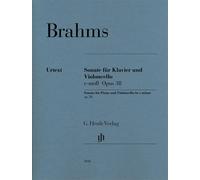 Sonata for Piano and Violoncello op. 38 cello and piano revised edition - with m